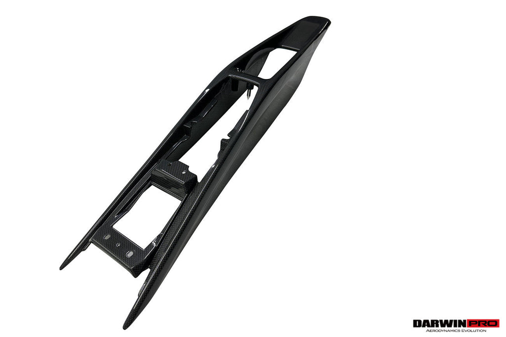 2022-UP Ferrari 296 GTB & GTS (Type F171) OE Style Dry Carbon Fiber Center Control Surround Panel Rear End