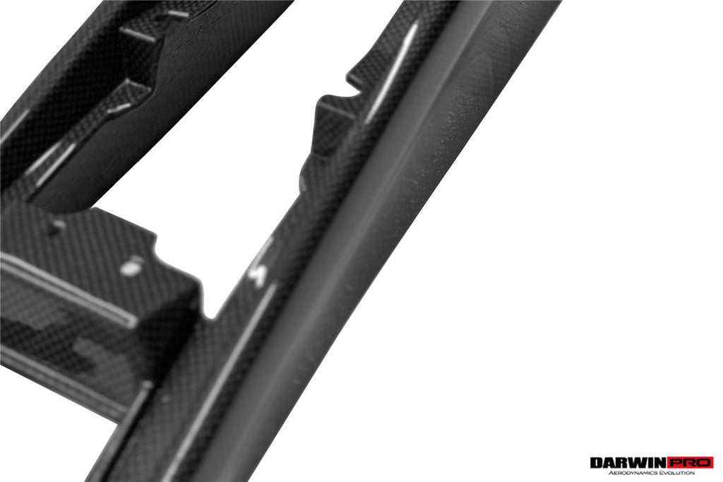2022-UP Ferrari 296 GTB & GTS (Type F171) OE Style Dry Carbon Fiber Center Control Surround Panel Rear End