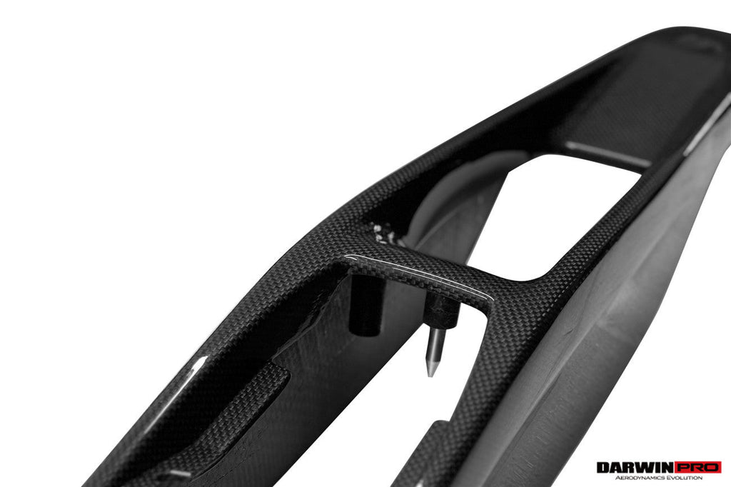 2022-UP Ferrari 296 GTB & GTS (Type F171) OE Style Dry Carbon Fiber Center Control Surround Panel Rear End