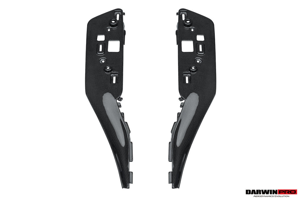 2022-UP Ferrari 296 GTB & GTS (Type F171) OE Style Dry Carbon Fiber Center Control Surround Panel Front End