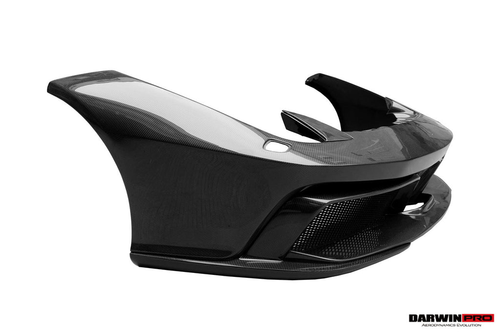 DarwinPRO 2010-2015 Ferrari 458 Coupe  Spider BKSS Style Carbon Fiber Hood and Partial Carbon Fiber Front bumper - DarwinPRO Aerodynamics