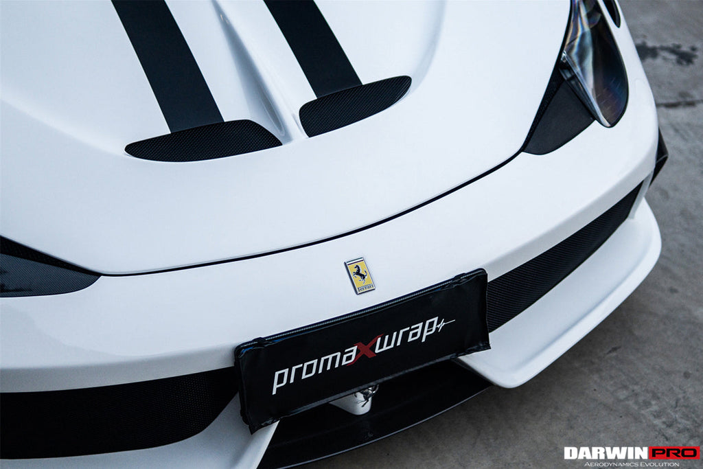 2010-2015 Ferrari 458 Coupe  Spider Speciale Style Hood - DarwinPRO Aerodynamics