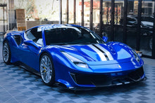 Load image into Gallery viewer, 2015-2020 Ferrari 488 GTB &amp; Spider Pista Style Front Bumper Set with Hood