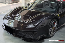 Load image into Gallery viewer, 2015-2020 Ferrari 488 GTB &amp; Spider Pista Style Front Bumper Set with Hood