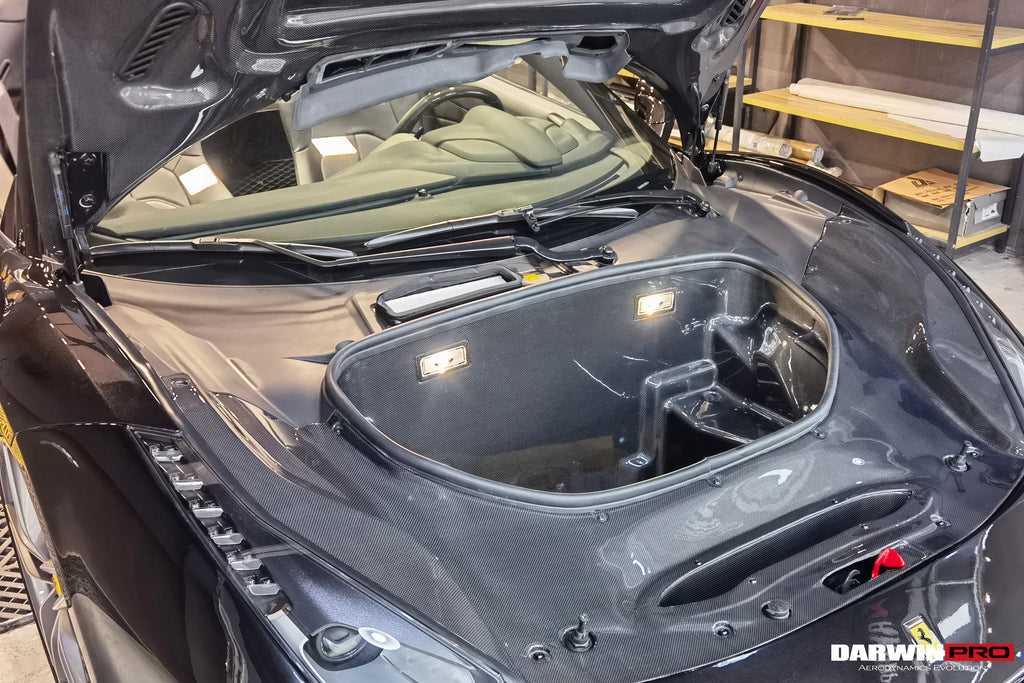 2015-2020 Ferrari 488 GTB & Spider Pista Style Front Bumper Set with Hood