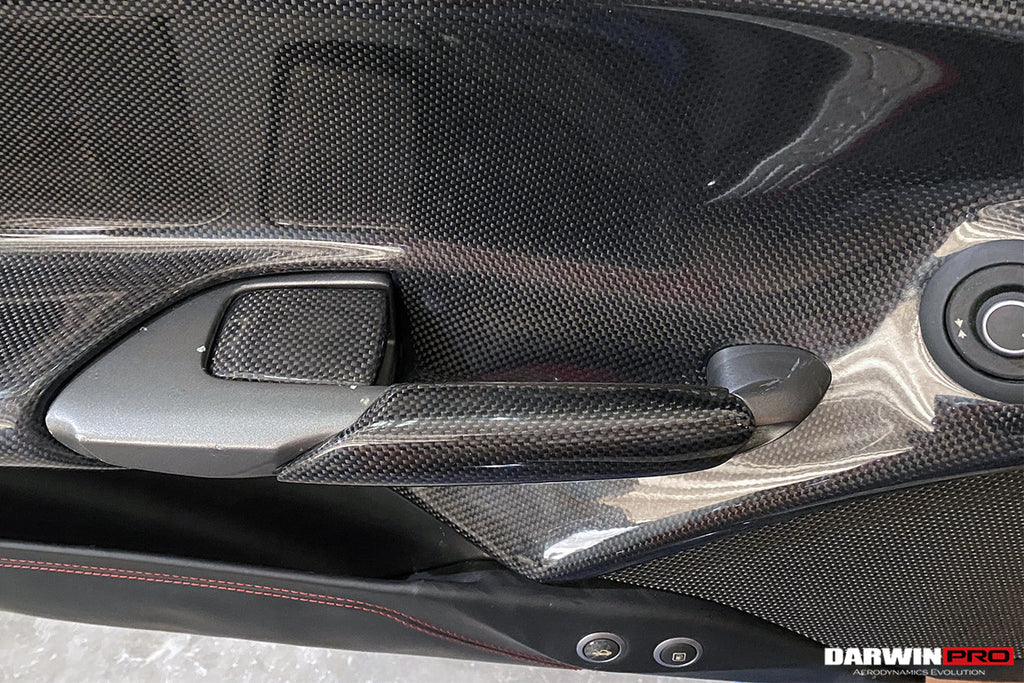 2015-2020 Ferrari 488 GTB & Spider Carbon Fiber Door Handle Interior