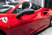 Load image into Gallery viewer, 2015-2020 Ferrari 488 GTB &amp; Spider Carbon Fiber Mirror House &amp; Base Replacement