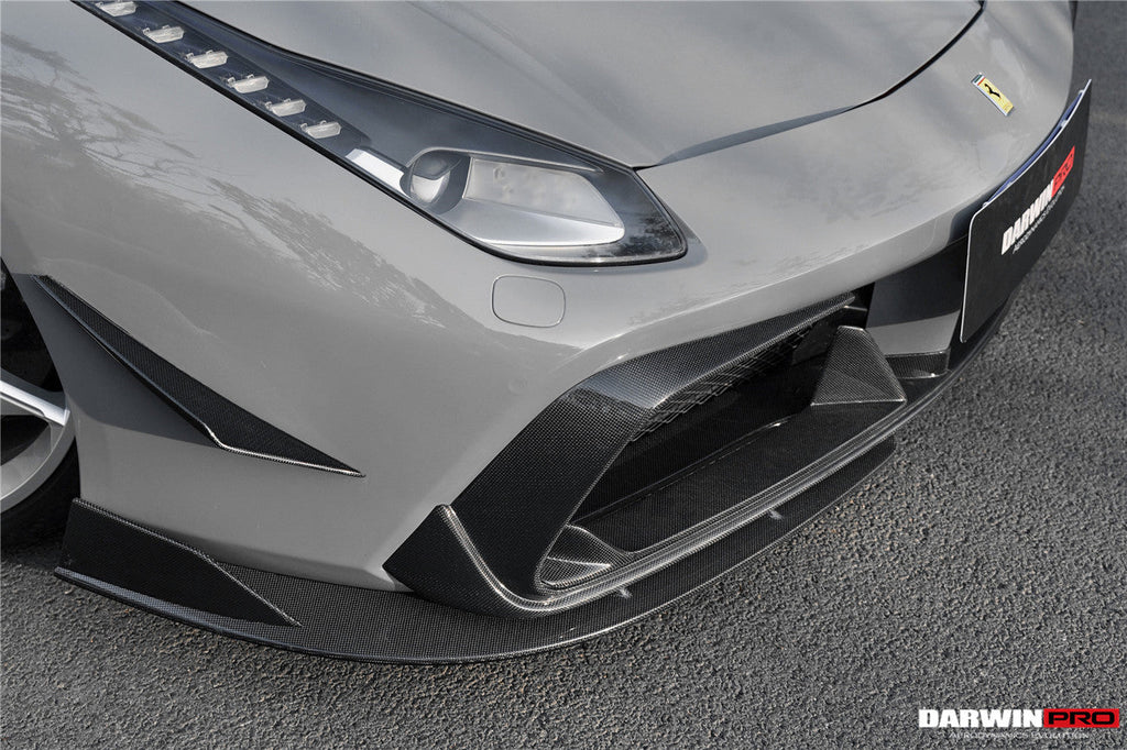 DarwinPRO 2015-2020 Ferrari 488 GTB & Spider iMP-Performance Carbon Fiber Front Lip