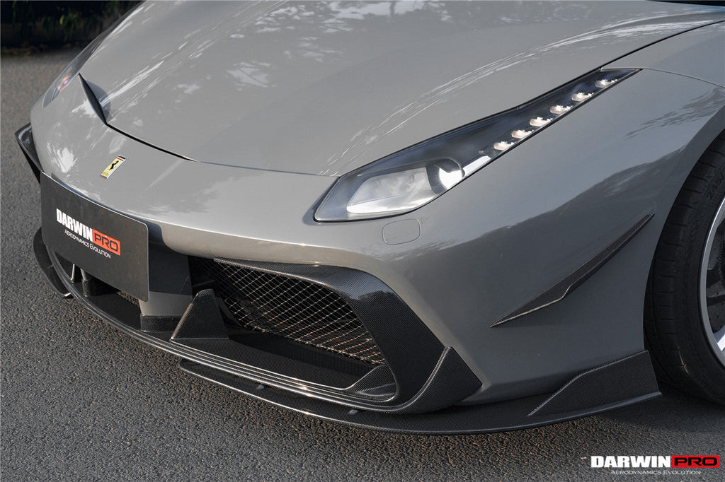 DarwinPRO 2015-2020 Ferrari 488 GTB & Spider iMP-Performance Carbon Fiber Front Lip