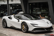 Load image into Gallery viewer, 2020-UP Ferrari SF90 Stradale OE Style Autoclave Carbon Fiber Front Bumper Side Splitter