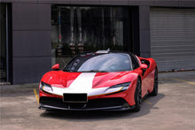 Load image into Gallery viewer, 2020-UP Ferrari SF90 Stradale OE Style Autoclave Carbon Fiber Front Bumper Side Splitter