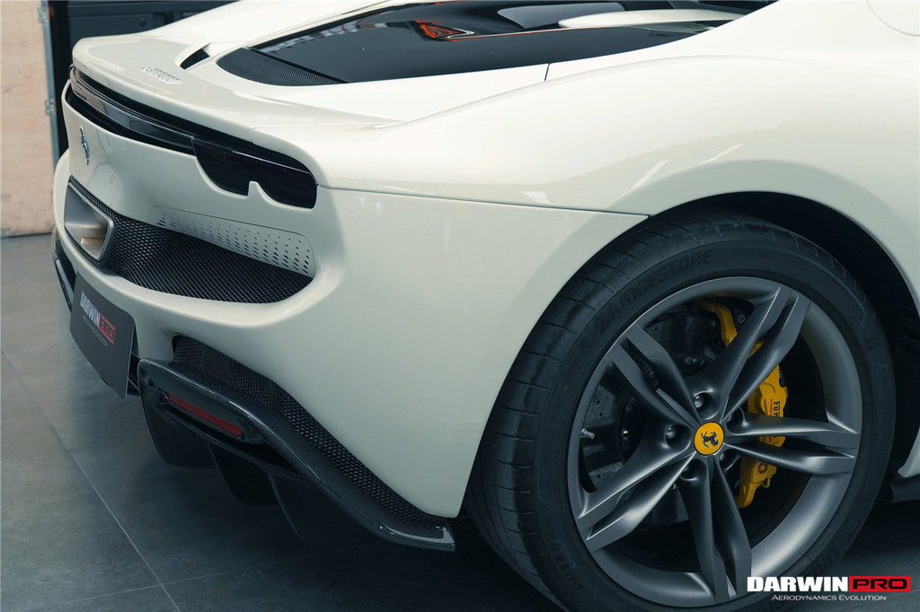 2022-UP Ferrari 296 GTB & GTS (Type F171) OE Style Carbon Fiber Rear Bumper w/ Diffuser