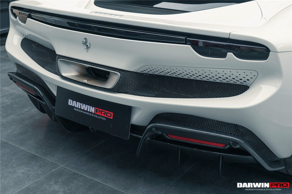 2022-UP Ferrari 296 GTB & GTS (Type F171) OE Style Carbon Fiber Rear Diffuser