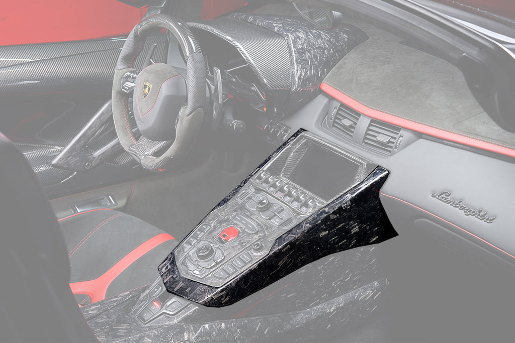 2011-2016 Lamborghini Aventador LP700 Carbon Fiber Center Console - DarwinPRO Aerodynamics