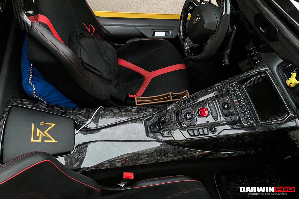 2011-2016 Lamborghini Aventador LP700 Coupe Roadster Dry Carbon Fiber Centre Console Surround