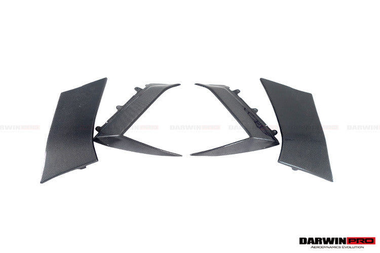 2011-2016 Lamborghini Aventador LP700 Coupe BKSS Style Carbon Fiber Quarter Panel Fender Vents