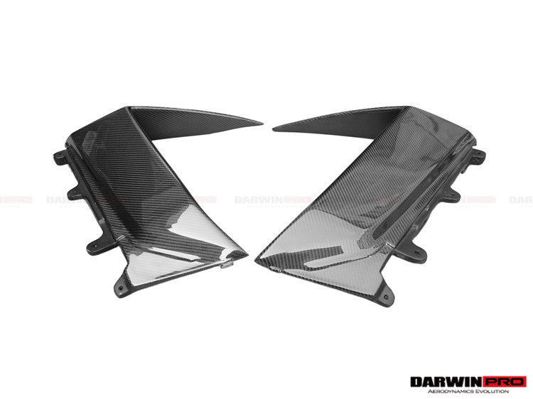 2011-2016 Lamborghini Aventador LP700 Coupe BKSS Style Carbon Fiber Quarter Panel Fender Vent Outside