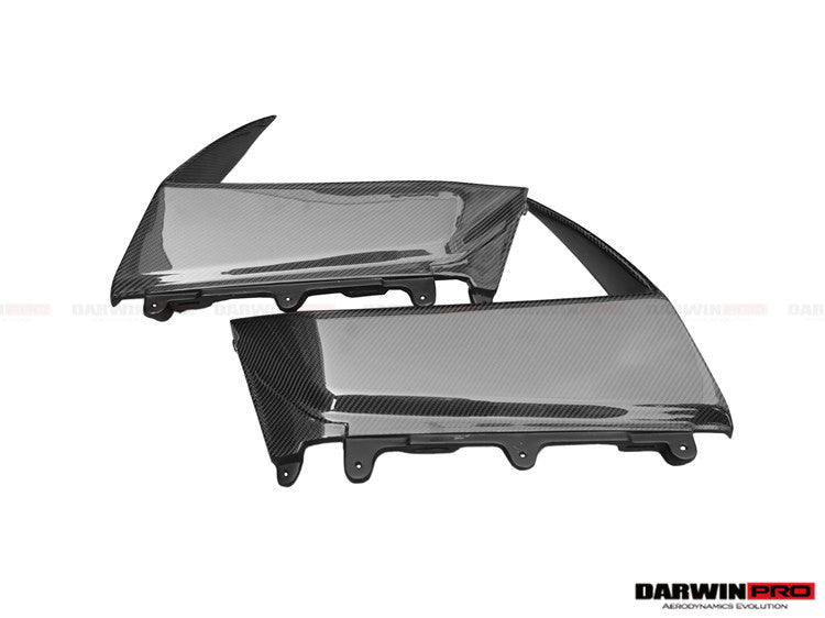 2011-2016 Lamborghini Aventador LP700 Coupe BKSS Style Carbon Fiber Quarter Panel Fender Vent Outside