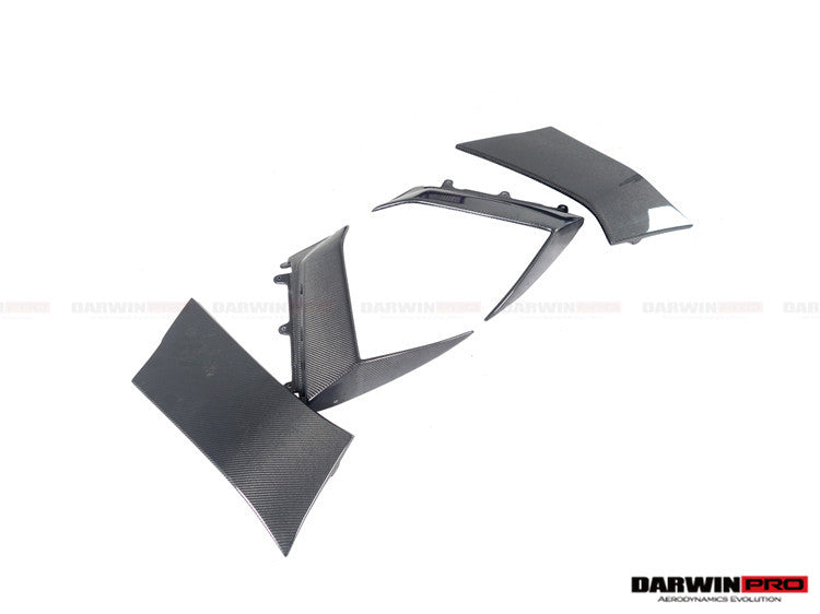 2011-2016 Lamborghini Aventador LP700 Coupe BKSS Style Carbon Fiber Quarter Panel Fender Vents