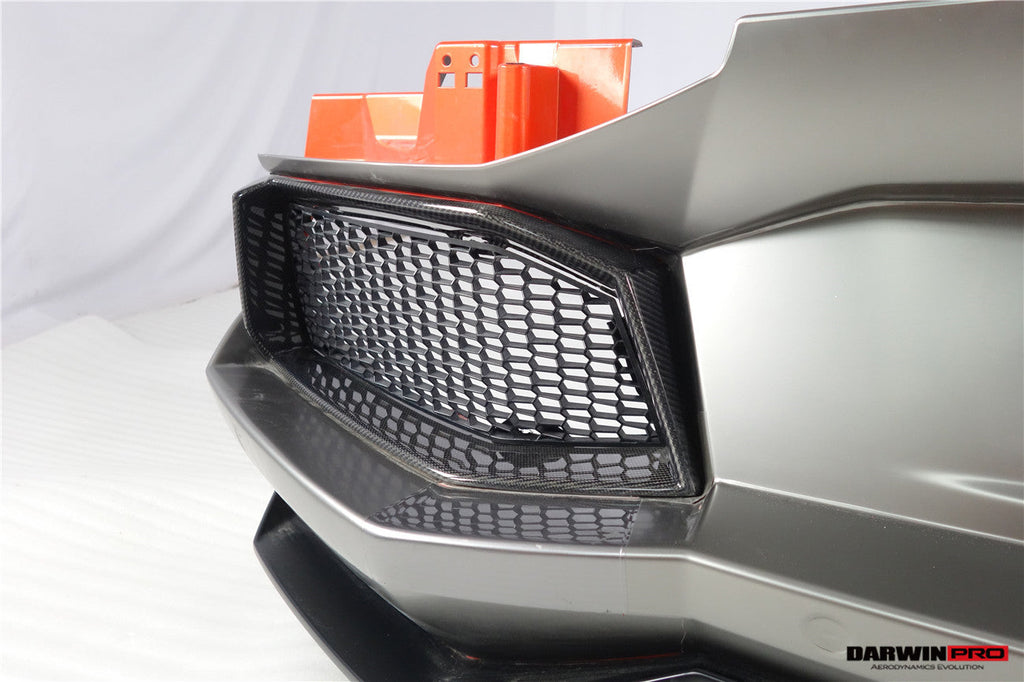 2011-2016 Lamborghini Aventador LP700 Coupe & Roadster Carbon Fiber Rear Bumper Grille