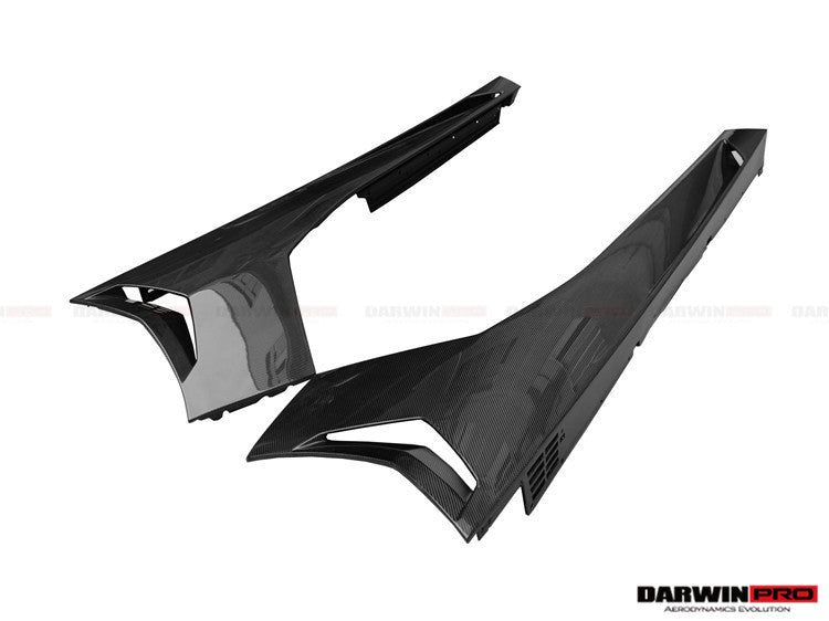 2011-2021 Lamborghini Aventador LP700 LP740 Coupe & Roadster Carbon Fiber Side Skirts