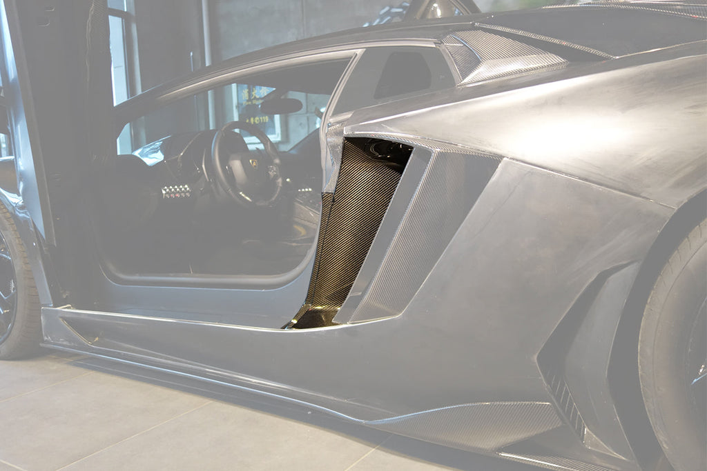 2011-2016 Lamborghini Aventador LP700 Coupe Carbon Fiber Quarter Panel Fender Vent Inside
