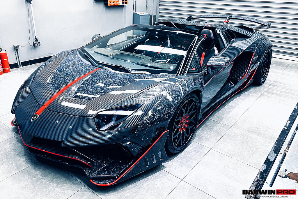 2011-2016 Lamborghini Aventador LP700 LP720 LP750 SVJ SV Coupe & Roadster Dry Carbon Fiber Mirror Housing Replacement