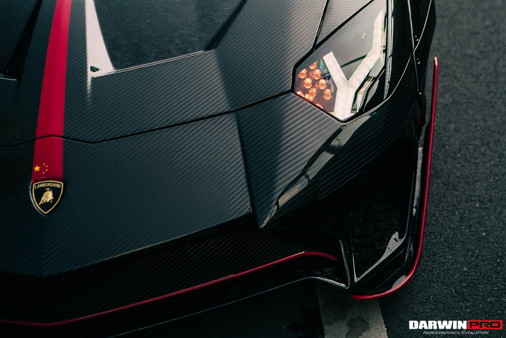 DarwinPRO 2011-2016 Lamborghini Aventador LP700 Coupe SV-BKSSII Style Wide body Carbon Fiber Aero Full Kit