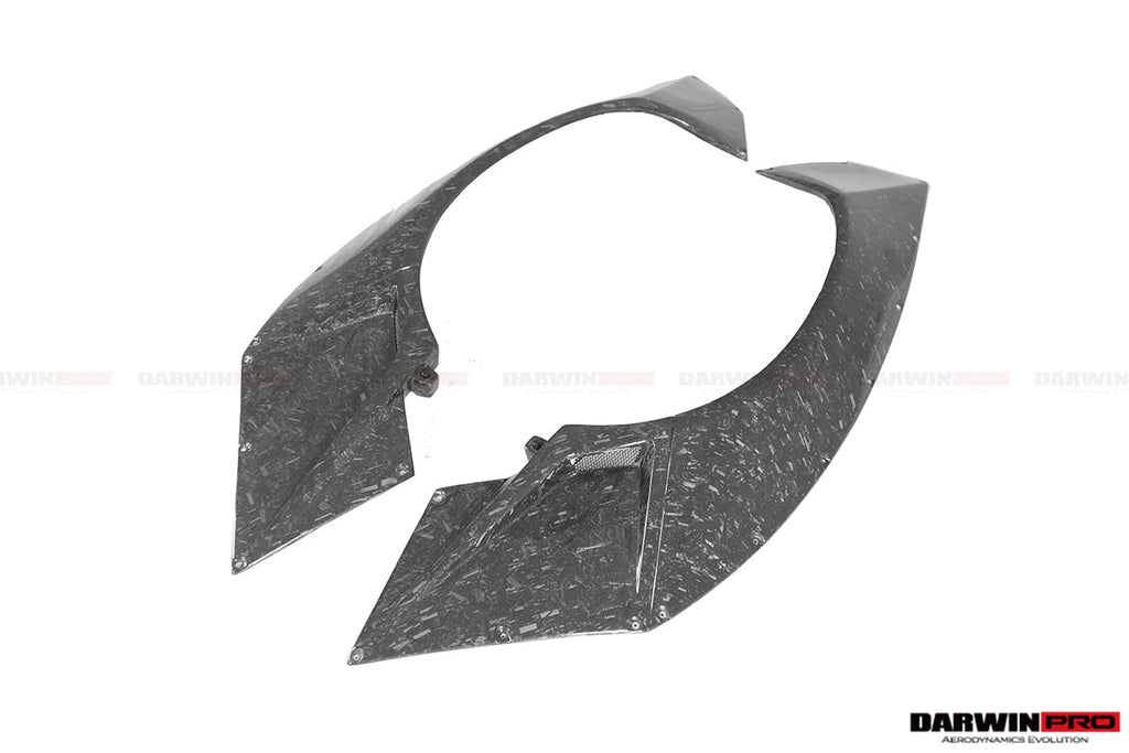 DarwinPRO 2011-2016 Lamborghini Aventador LP700 Roadster SV-BKSSII Style Carbon Fiber Aero Full Wide Body Kit