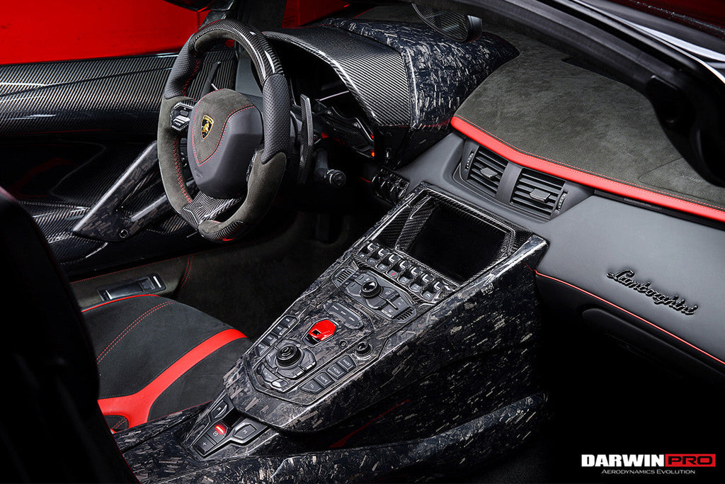 2011-2016 Lamborghini Aventador LP700 Carbon Fiber Center Console - DarwinPRO Aerodynamics