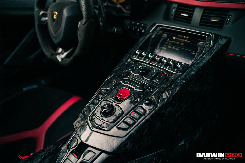 2011-2016 Lamborghini Aventador LP700 Carbon Fiber Center Console - DarwinPRO Aerodynamics