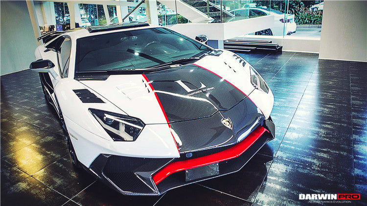 2011-2021 Lamborghini Aventador LP700 LP740 Coupe Roadster BKSS Style Carbon Fiber Front Fender