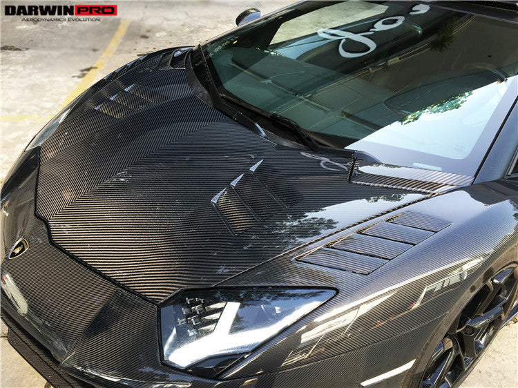 2011-2021 Lamborghini Aventador LP700 LP740 Coupe Roadster BKSS Style Carbon Fiber Front Fender