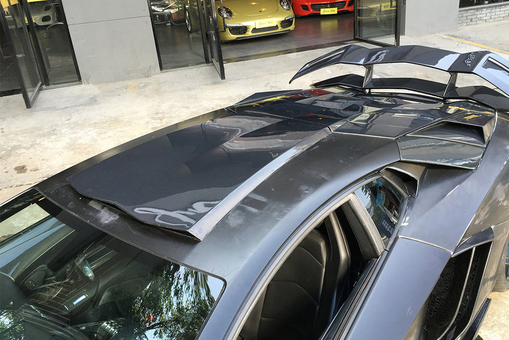 2011-2021 Lamborghini Aventador LP700 LP740 Coupe  BKSS Style Carbon Fiber Roof