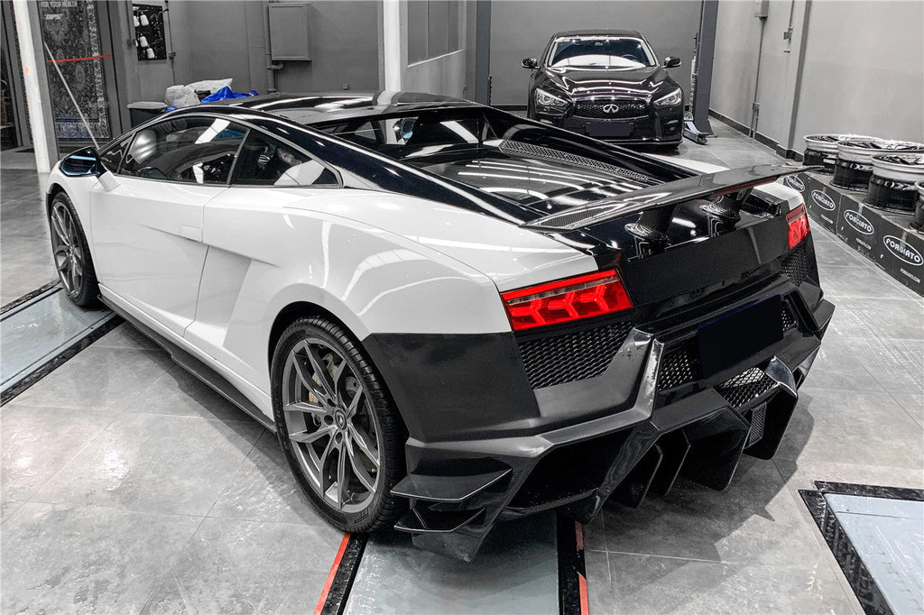 2009-2014 Lamborghini Gallardo BKSS Style Rear Bumper - DarwinPRO Aerodynamics