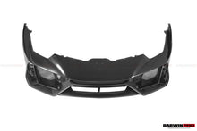 Load image into Gallery viewer, 2015-2025 Lamborghini Huracan LP610 &amp; LP580 &amp; EVO &amp; Tecnica EVO-4WD Style Partial Carbon Front Bumper