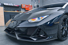 Load image into Gallery viewer, 2015-2025 Lamborghini Huracan LP610 &amp; LP580 &amp; EVO &amp; Tecnica EVO-4WD Style Partial Carbon Front Bumper