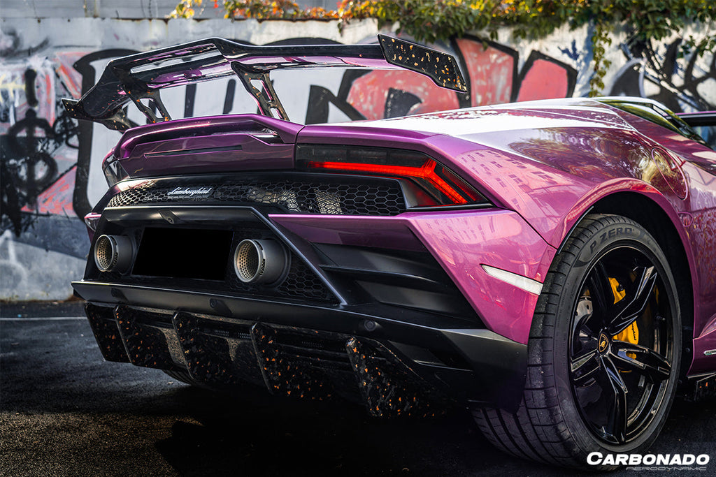 2019-2023 Lamborghini Huracan EVO OD Style Dry Carbon Rear Diffuser