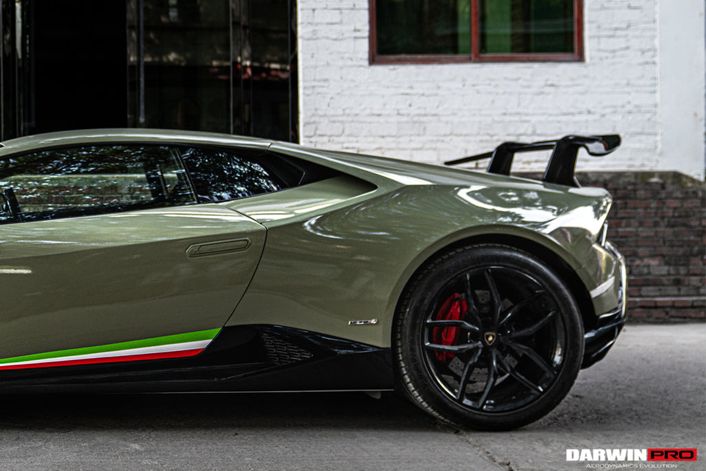 2015-2025 Lamborghini Huracan LP610 & LP580 & EVO & STO & Tecnica PEVO Style Side Skirts