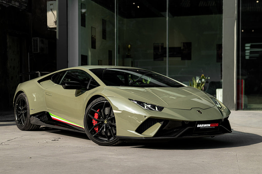 2015-2019 Lamborghini Huracan LP610 & LP580 Performante Style Partial Carbon Fiber Aero - Full Kit