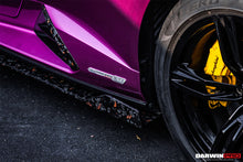 Load image into Gallery viewer, 2019-2023 Lamborghini Huracan EVO OD Style Dry Carbon Side Skirts Under Board