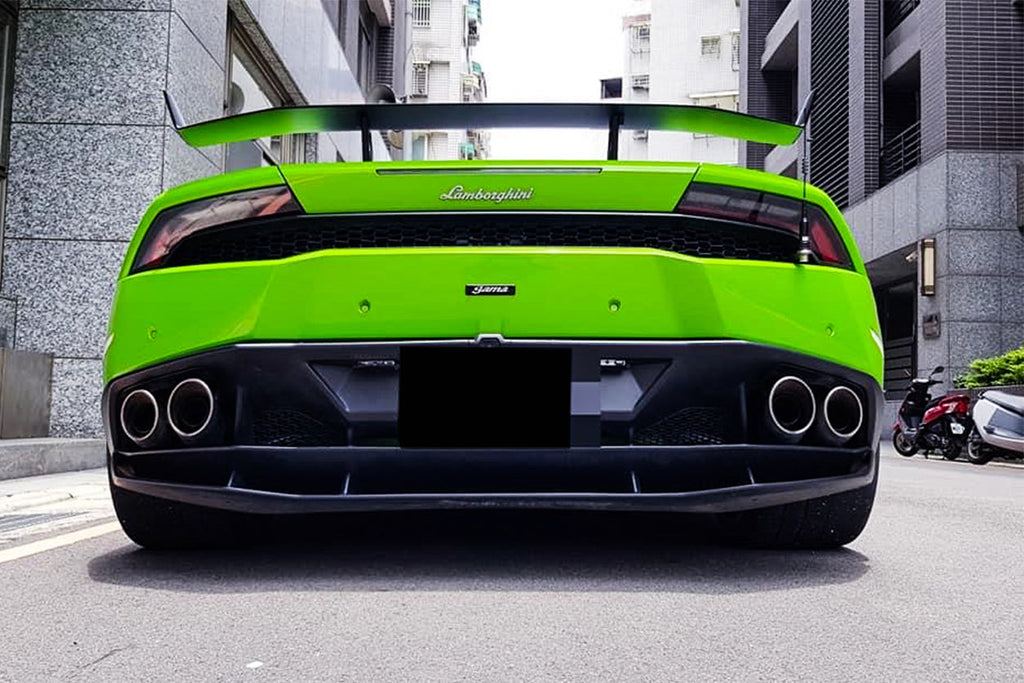 2015-2025 Lamborghini Huracan LP610 & LP580 & EVO & Tecnica AO Style Carbon Fiber Trunk Spoiler Wing