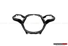 Load image into Gallery viewer, DarwinPRO 2015-2023 Lamborghini Huracan LP610 &amp; LP580 &amp; EVO Autoclave Carbon Fiber Center Steering Wheel Trim