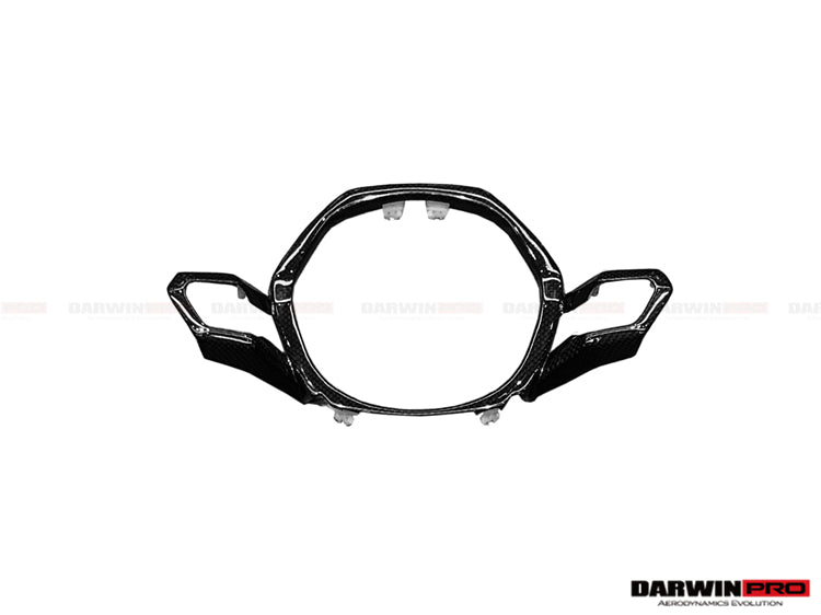 DarwinPRO 2015-2023 Lamborghini Huracan LP610 & LP580 & EVO Autoclave Carbon Fiber Center Steering Wheel Trim