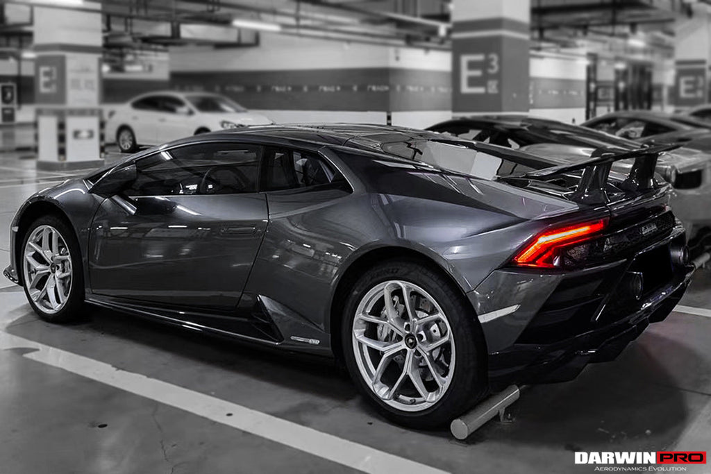2015-2023 Lamborghini Huracan LP610 & LP580 & EVO Coupe Performante Style Carbon Fiber Spoiler Wing and Engine Hood