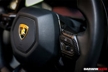 Load image into Gallery viewer, DarwinPRO 2015-2023 Lamborghini Huracan LP610 &amp; LP580 &amp; EVO Autoclave Carbon Fiber Center Steering Wheel Trim