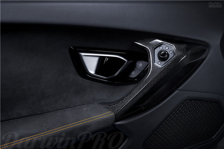 DarwinPRO 2015-2023 Lamborghini Huracan LP610 & LP580 & EVO Autoclave Carbon Fiber Door Handle