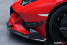 Load image into Gallery viewer, 2019-2023 Lamborghini Huracan EVO 4WD ONLY BKSS Style Carbon Front Bumper Canards