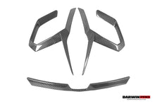Load image into Gallery viewer, DarwinPRO 2018-2022 Lamborghini URUS iMP Design Carbon Fiber Front Bumper Vent Trims (For ACC Car Only)