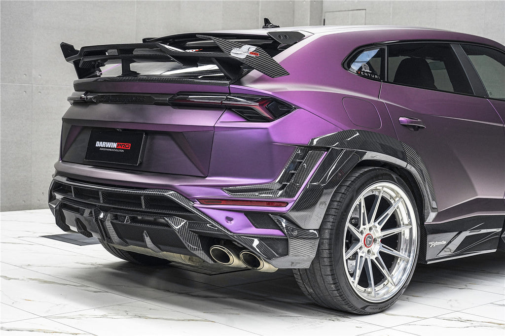 DarwinPRO 2018-2025 Lamborghini URUS BKSS Part Carbon Fiber Rear Bumper
